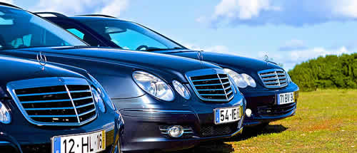 Carrinhas Ford e minibuses Mercedes para transfers privados