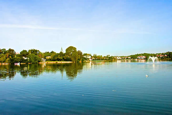 O famoso lago da Quinta do Lago